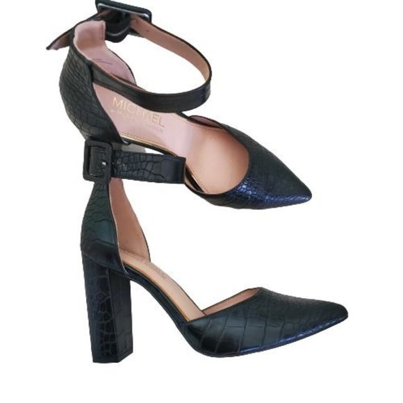 Michael By Michael Shannon Women's Romina Ankle Strap Pump Black Size 7 - Picture 9 of 16